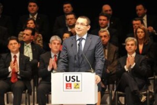 Ponta: Viitorul guvern USL va avea altă structură; vor fi şi miniştri noi